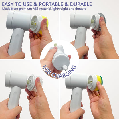 Electric Spin Scrubber for Bathroom and Kitchen Cleaning