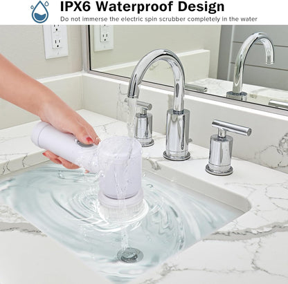Electric Spin Scrubber for Bathroom and Kitchen Cleaning